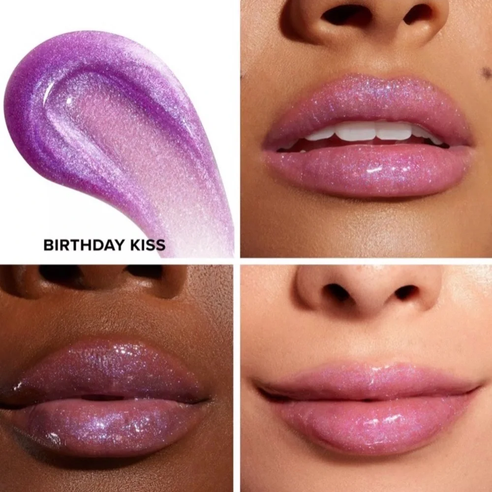 💎 Too Faced Birthday Kiss Kissing Jelly Hydrating Lip Oil Gloss New In Box
